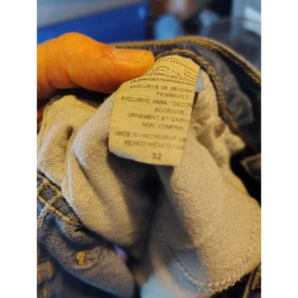 Dickies Carpenter Shorts Men's 32 Blue Cotton Blend Genuine Utility Workwear - Picture 5 of 7